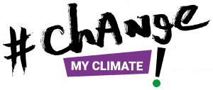 Schriftzug - #ChangeMyClimate